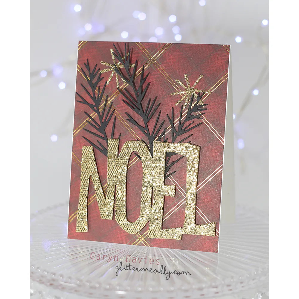Memory Box CHRISTMAS JOLLY 6x6 Paper pp1019 noel