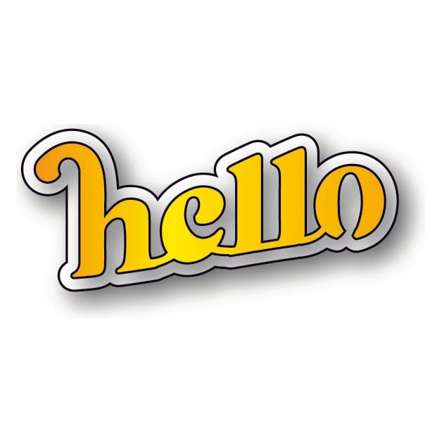 Memory Box Cheery Hello Dies 94887