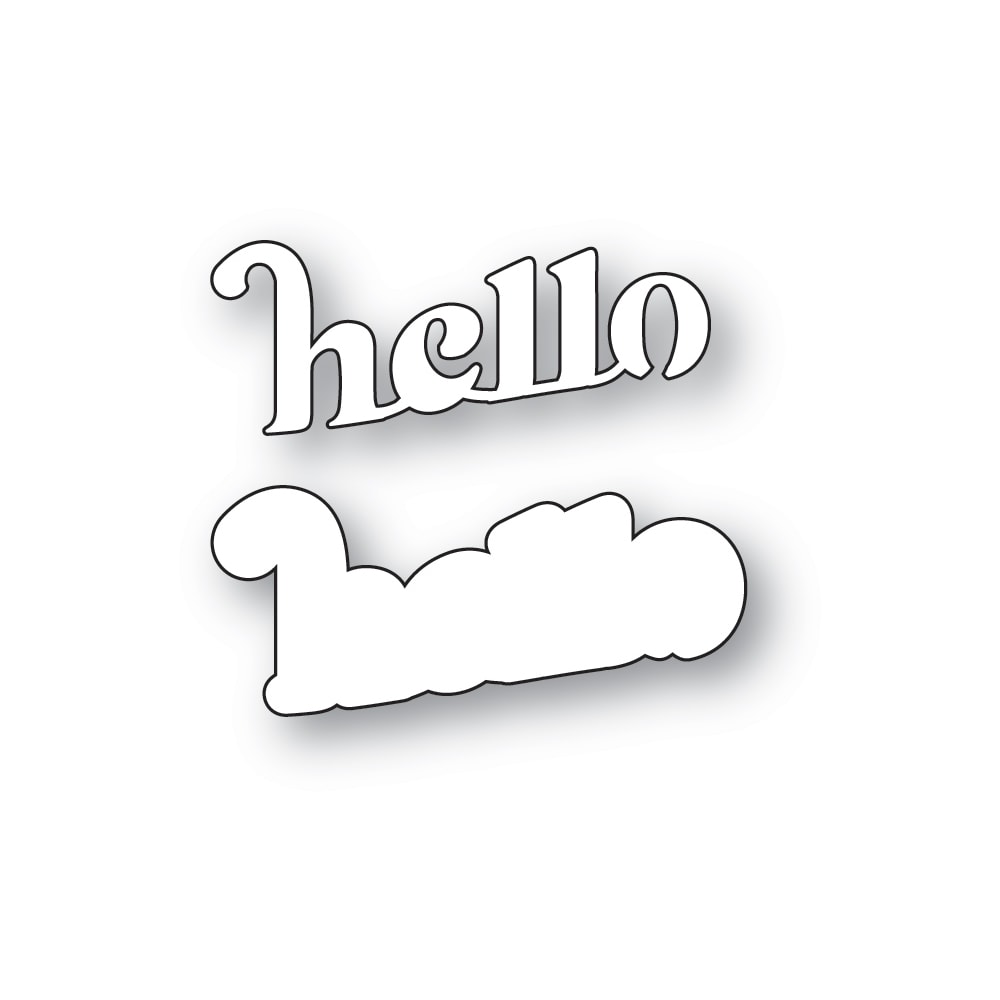 Memory Box Cheery Hello Dies 94887 pieces