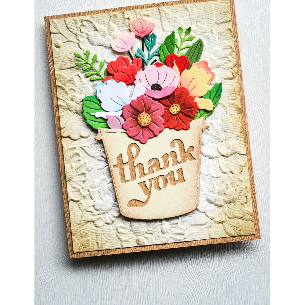 Memory Box Cheery Thank You Dies 94886 thank you