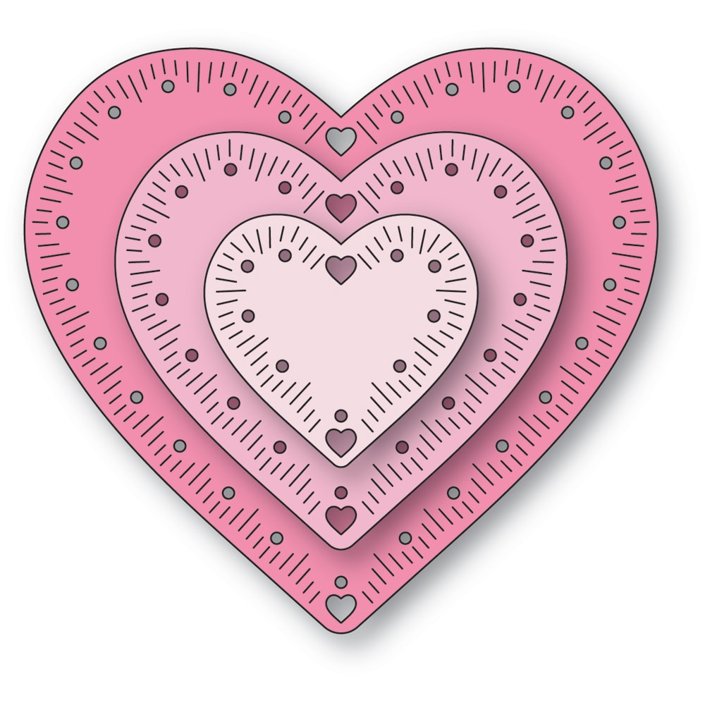 Memory Box Cherish Hearts Dies 94882
