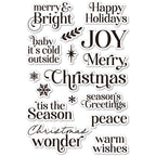 Memory Box Christmas Wonder Clear Stamp Set cl5294