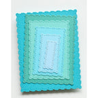 Memory Box Cinched Frames Dies 94944 blue frames