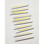Memory Box Congratulations Foil Greetings White Tabs st028 congrats