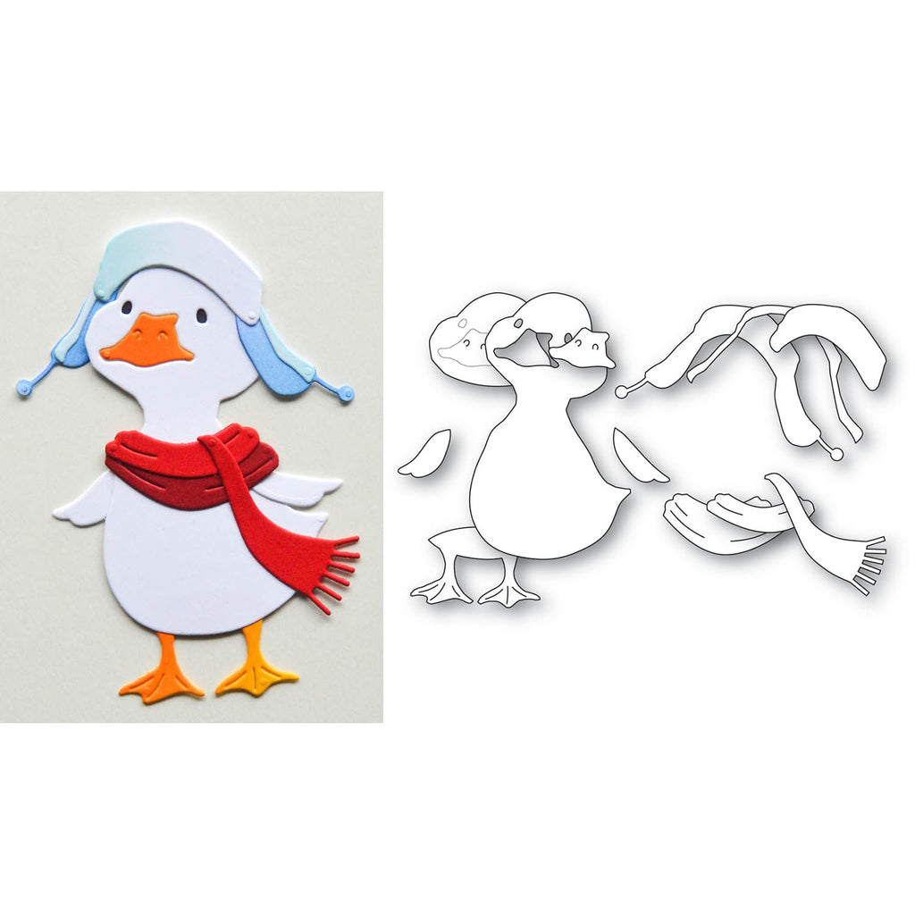 Memory Box Cozy Quacker Dies 95006 outline