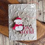 Memory Box Cute Bundled Snowman Dies 94934 joy to the world