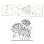 Memory Box Dahlia Stems Stamp and Stencil Bundle