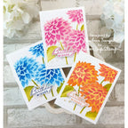 Memory Box Dahlia Stems Stencil Set 88635 birthday wishes