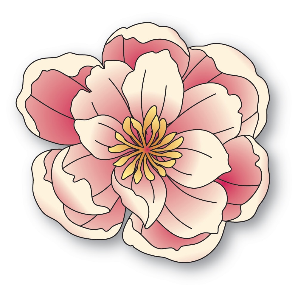 Memory Box Delightful Peony Blossom Dies 94875
