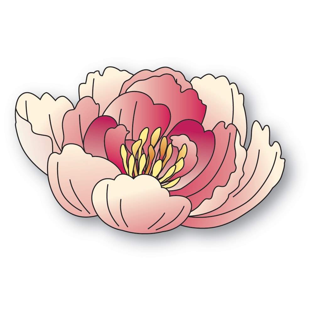 Memory Box Elegant Peony Blossom Dies 94878
