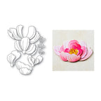 Memory Box Elegant Peony Blossom Dies bloom