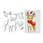 Memory Box Festive Fawn Dies 94966 line work