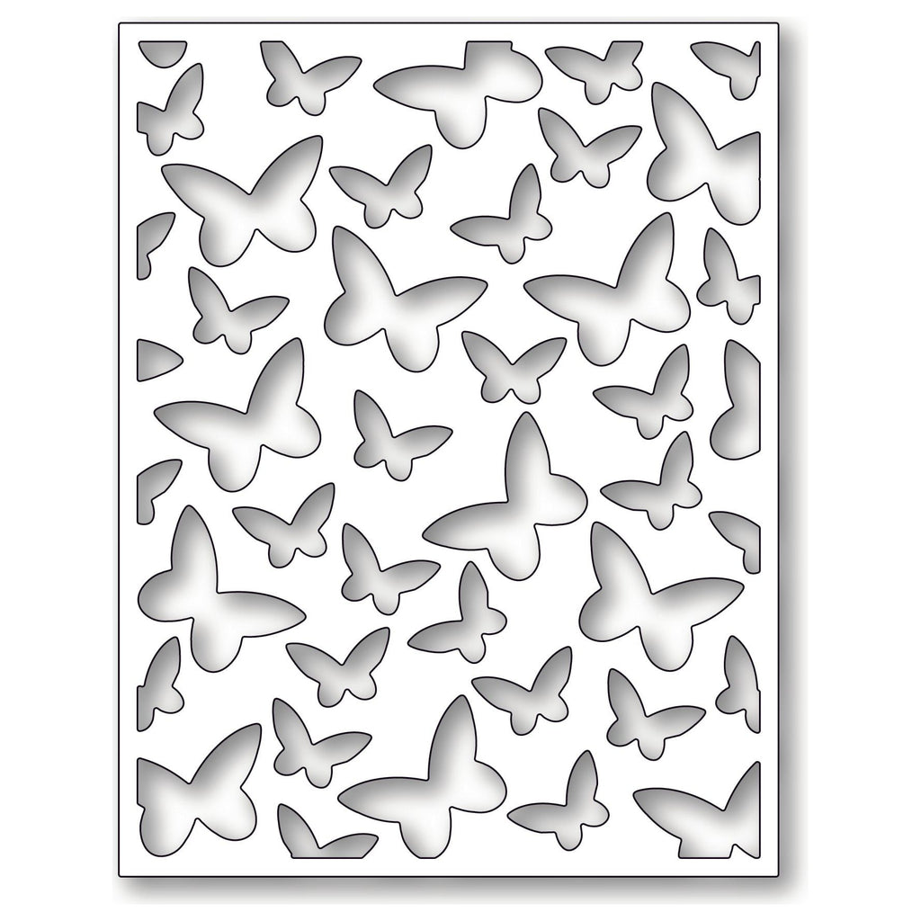 Memory Box Floating Butterfly Plate Die 94901