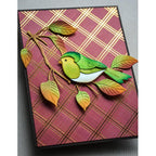 Memory Box Friendly Bird Dies 94841 plaid