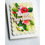 Memory Box Garden Pail Bouquet Dies 94889 birthday