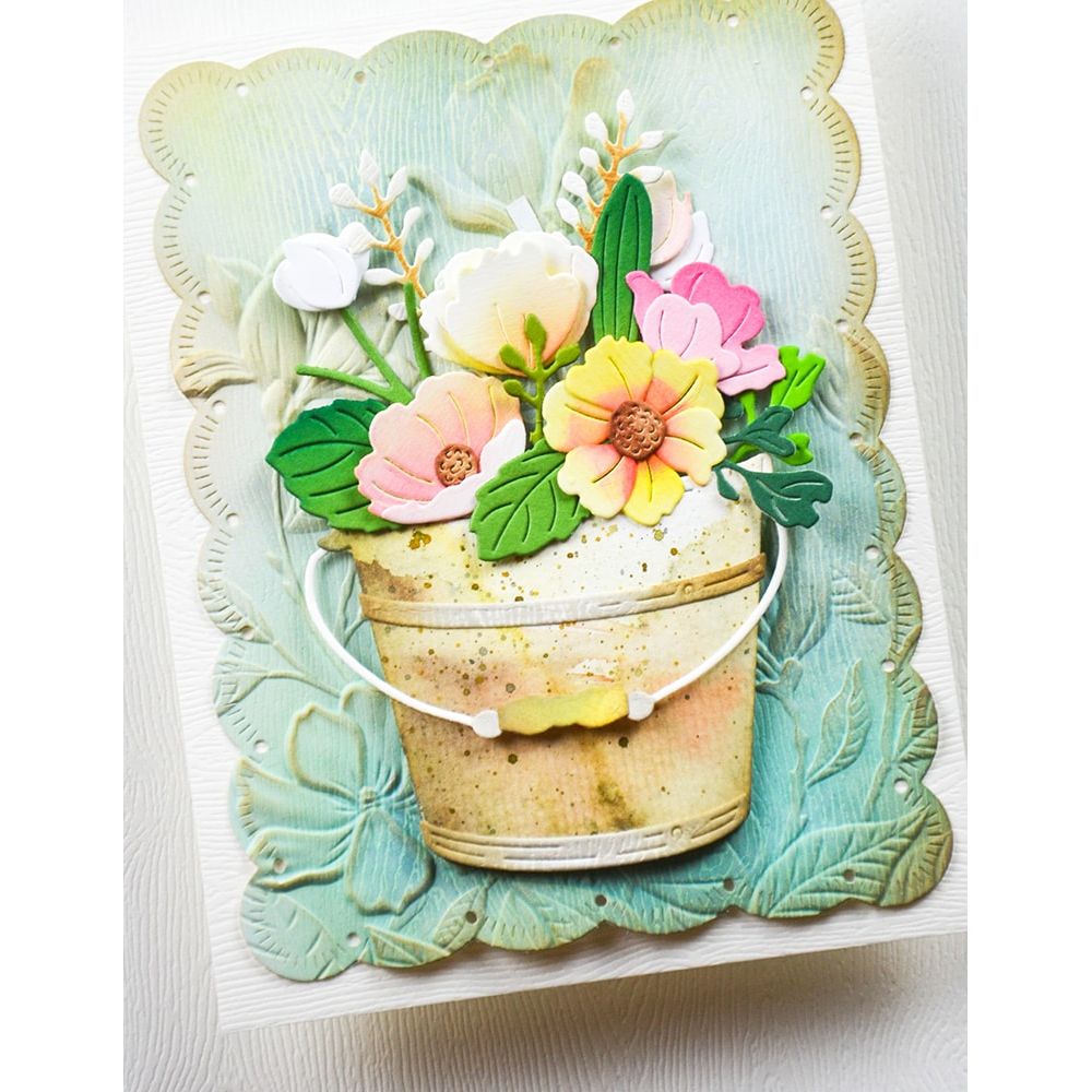Memory Box Garden Pail Bouquet Dies 94889 bucket