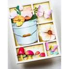 Memory Box Garden Pail Bouquet Dies 94889 butterfly