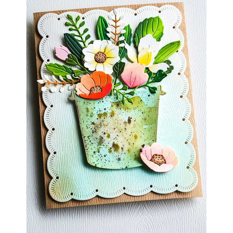 Memory Box Garden Pail Bouquet Dies 94889 – Simon Says Stamp