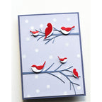 Memory Box Gathered Tree Trunks Dies 94976 birds on branches