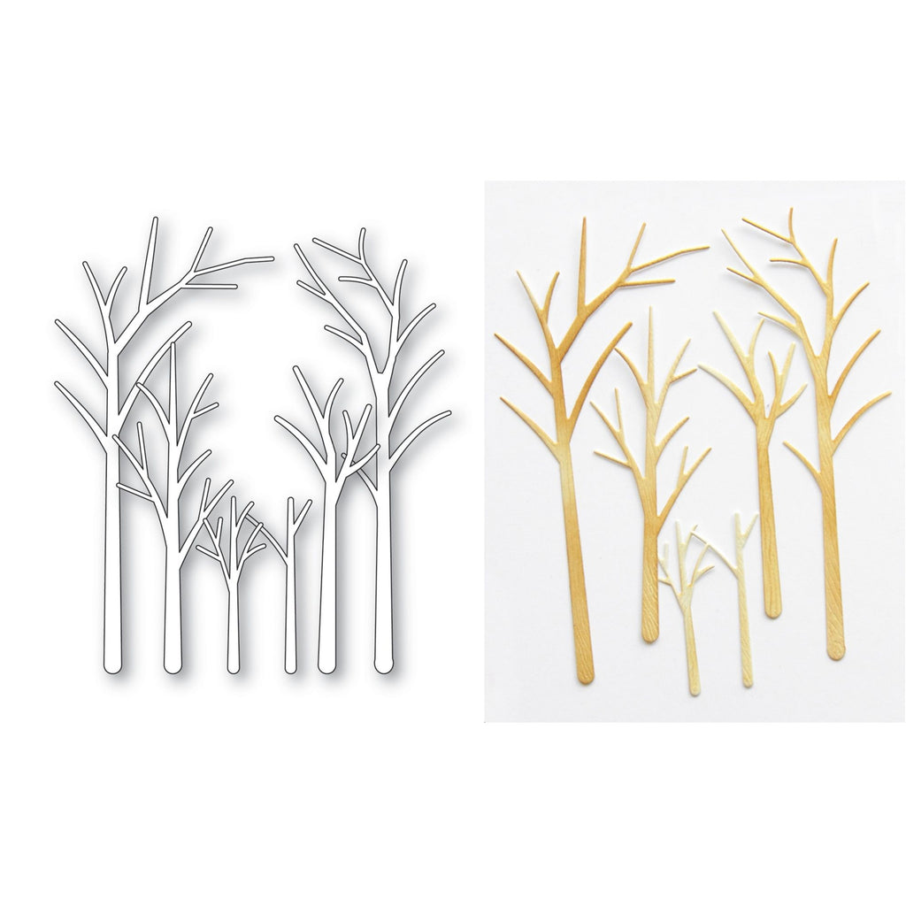 Memory Box Gathered Tree Trunks Dies 94976 ine work