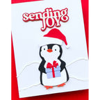 Memory Box Gift Penguin Dies 94971 sending joy card