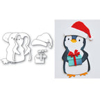 Memory Box Gift Penguin Dies 94971 line work