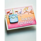 Memory Box Happy Birthday Chic Script Dies 94871 happy birthday
