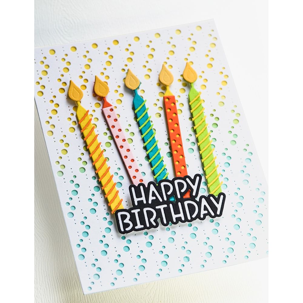 Memory Box Happy Birthday Marker Script Dies 94870 happy birthday