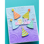 Memory Box Happy Birthday Marker Script Dies 94870 hat