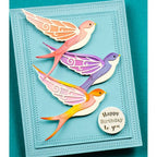 Memory Box Heritage Rectangle Frames Dies 94883 birthday