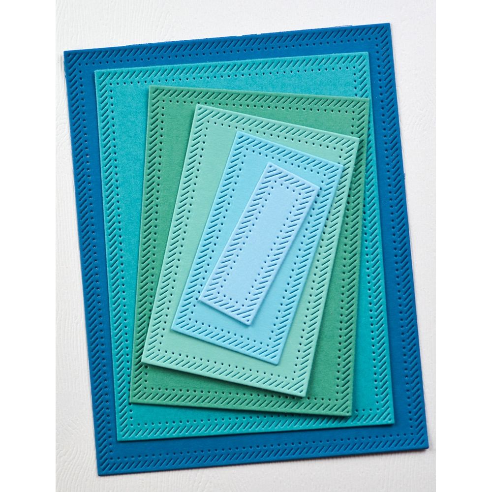 Memory Box Heritage Rectangle Frames Dies 94883 rectangles