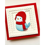 Memory Box Lumi Bird Dies 94977 red blue bird white and red background