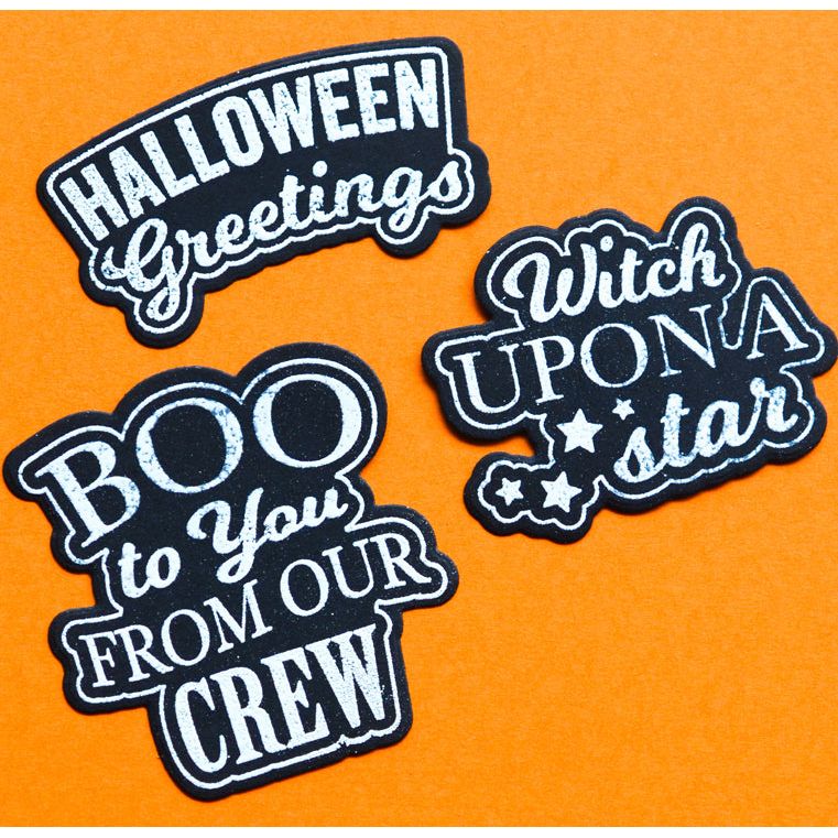 Memory Box Magical Halloween Clear Stamp Set and Dies cl5284d cut