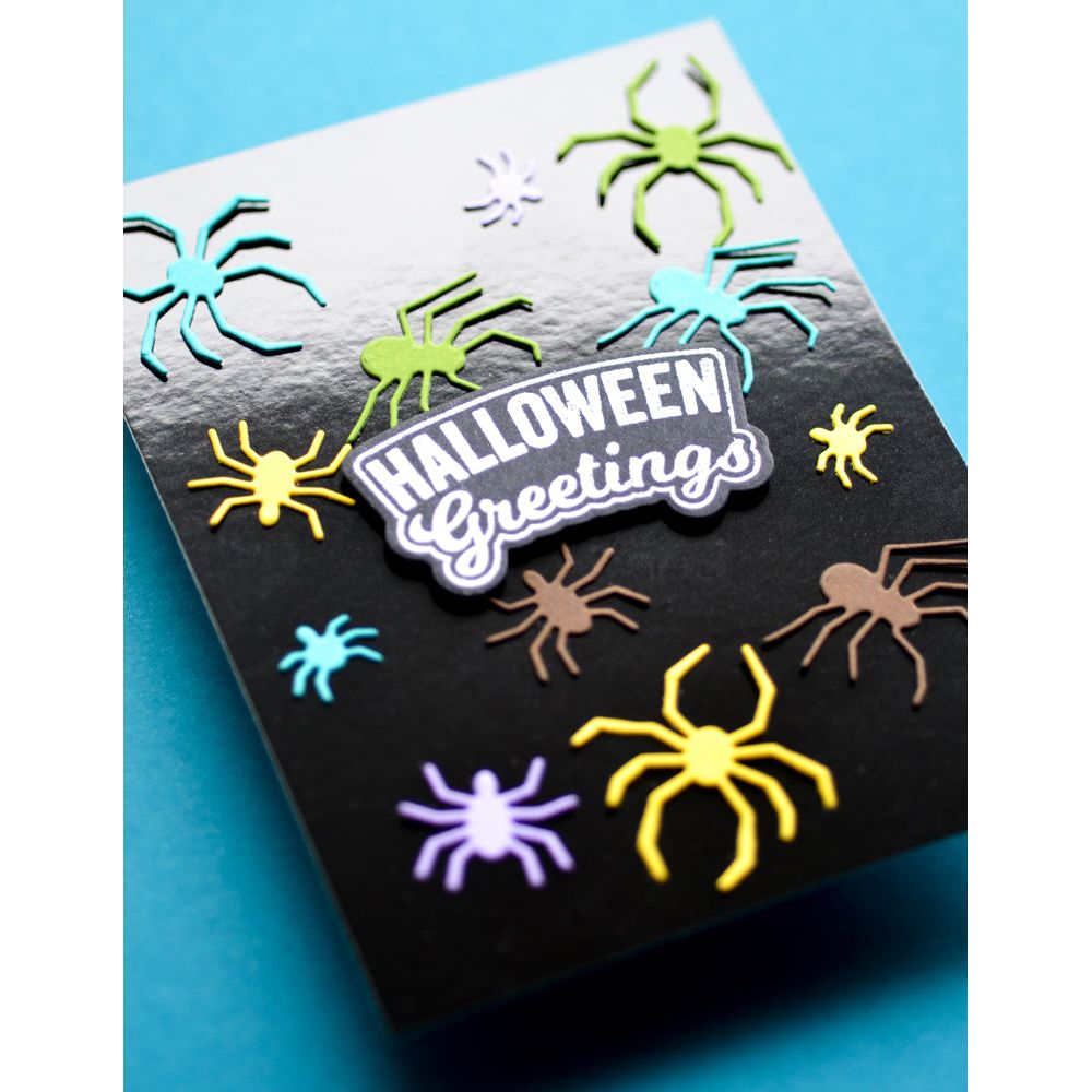 Memory Box Magical Halloween Clear Stamp Set and Dies cl5284d spiders