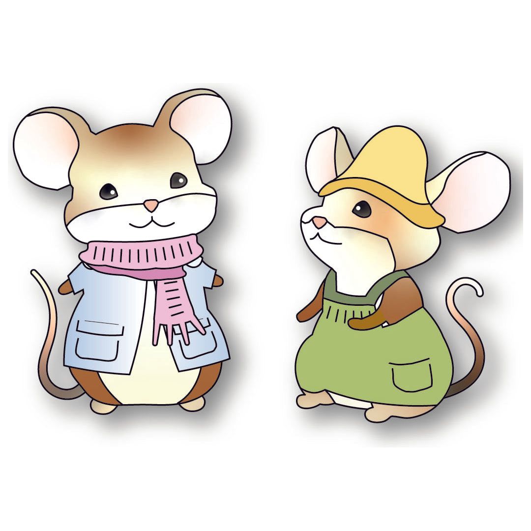 Milo Death Simon Rabbit Memory Box Milo and Town Mouse Die Bundle – Simon Says Stamp