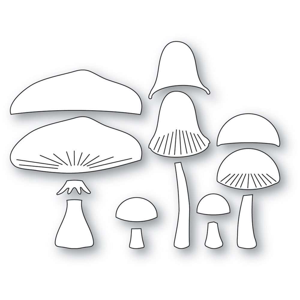 Memory Box Mysterious Mushrooms Dies 94818 pieces