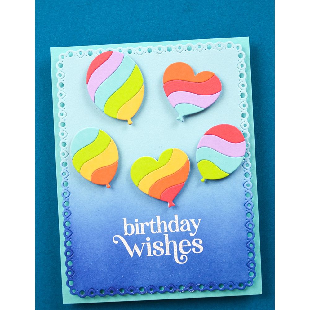 Memory Box Notched Eyelet Frames Dies 94962 birthday wishes