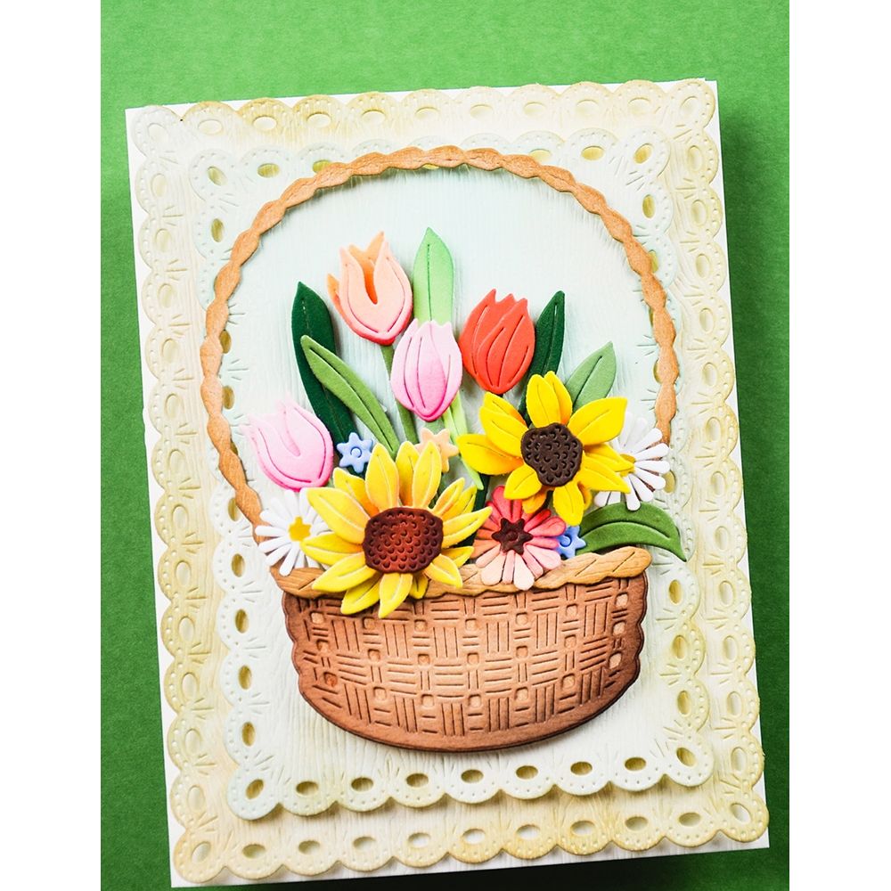 Memory Box Oval Eyelet Rectangle Frames Dies 94904 baskets