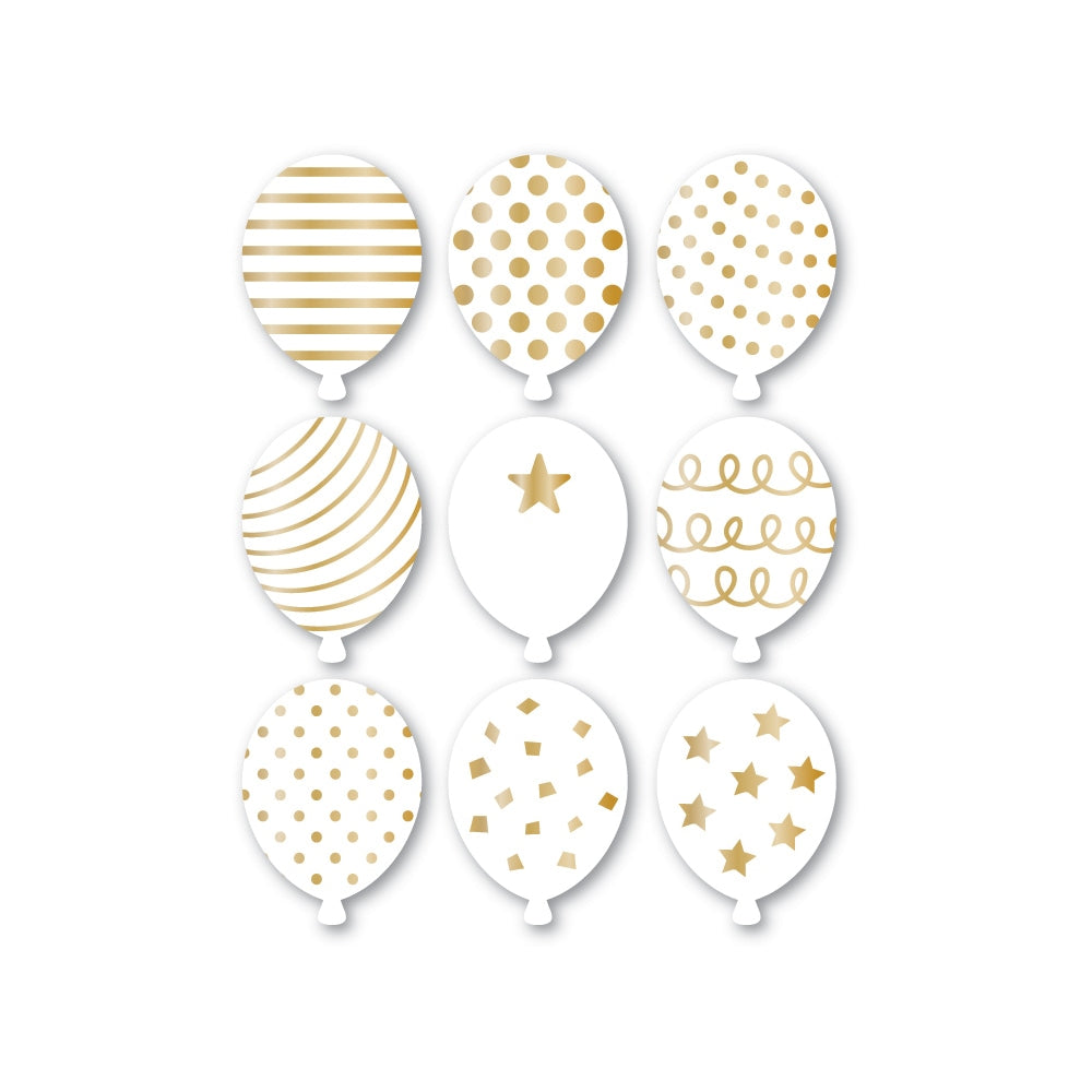 Memory Box Party Balloon Fresh Cuts White Tags st041