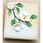Memory Box Pear Branch and Partridge Die Bundle blooms