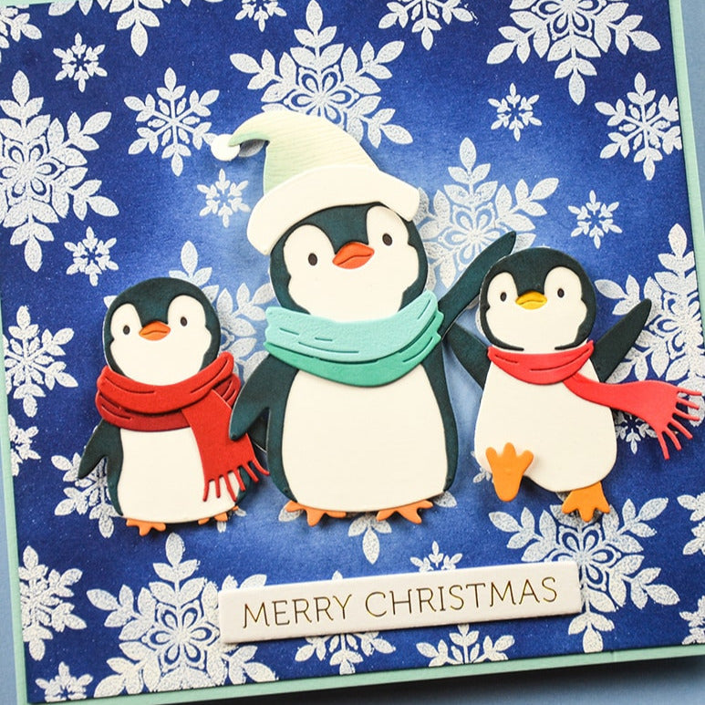 Memory Box Penguins Die Bundle merry