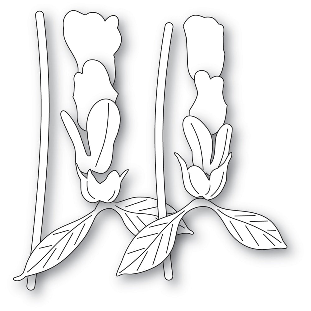 Memory Box Peony Bud Duo Dies 94874 pieces