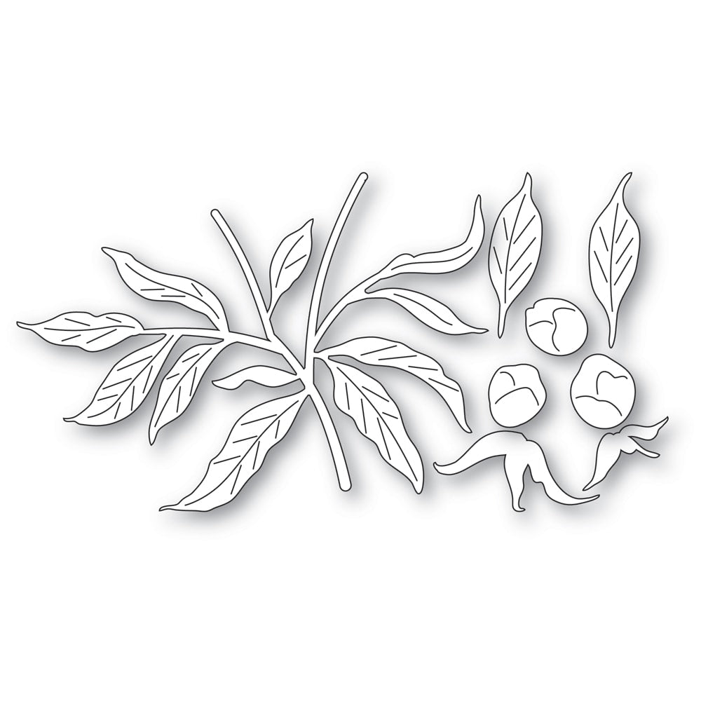 Memory Box Peony Bud Trio Dies 94880 pieces