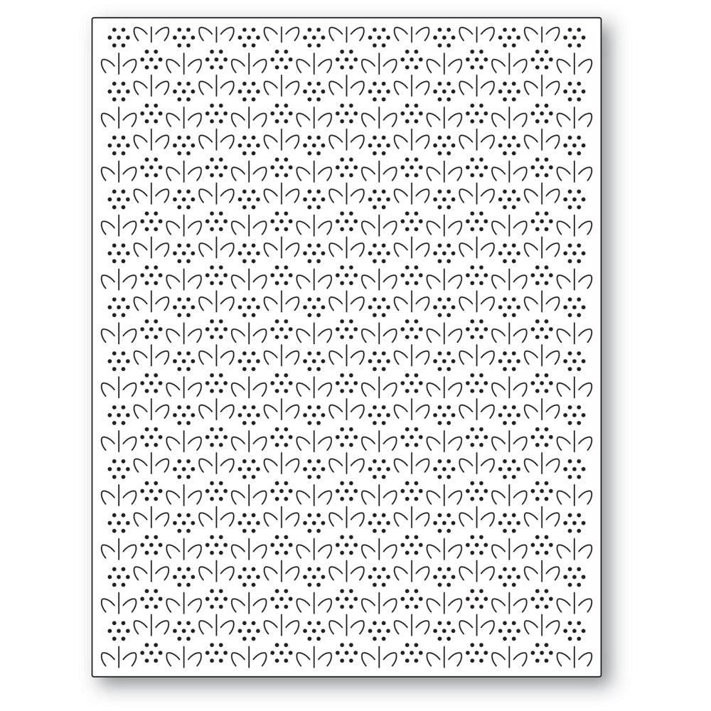 Memory Box Pinpoint Flower Plate Die 94892