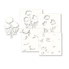 Memory Box Playful Poppies Stencil Set 88621
