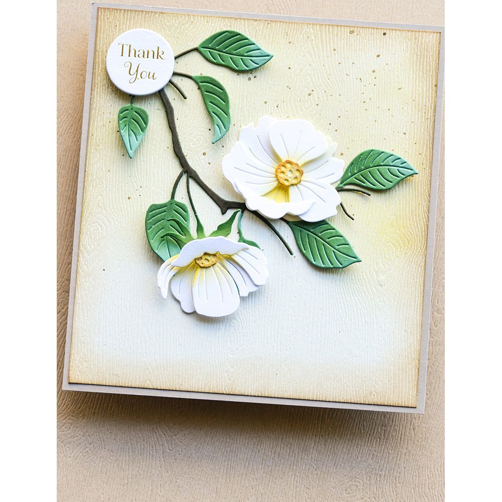 Memory Box Pretty Pear Branch Dies 94805 thank you