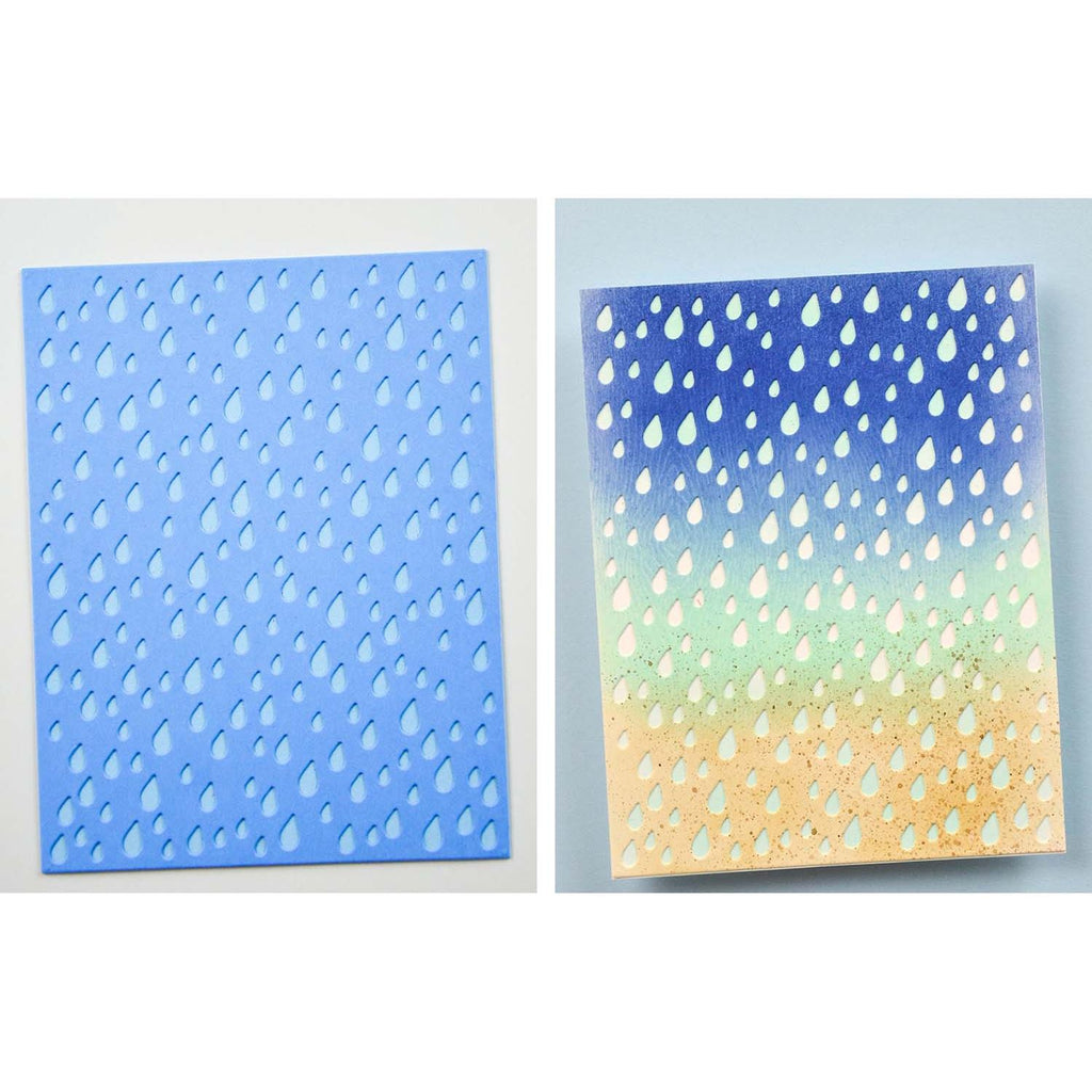 Memory Box Raindrop Plate Die 94902 rain
