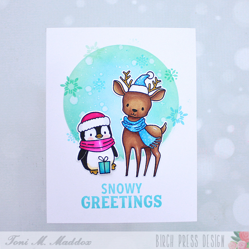 Memory Box Stay Cozy STAMPtember Exclusive Stamps and Dies Holiday Card Cute Critters