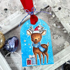 Memory Box Stay Cozy STAMPtember Exclusive Stamps and Dies Holiday Tag
