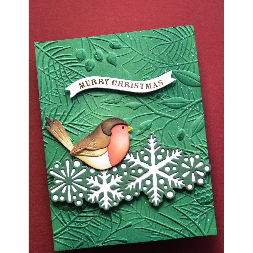 Memory Box Sweet Bird Dies 94815 merry christmas